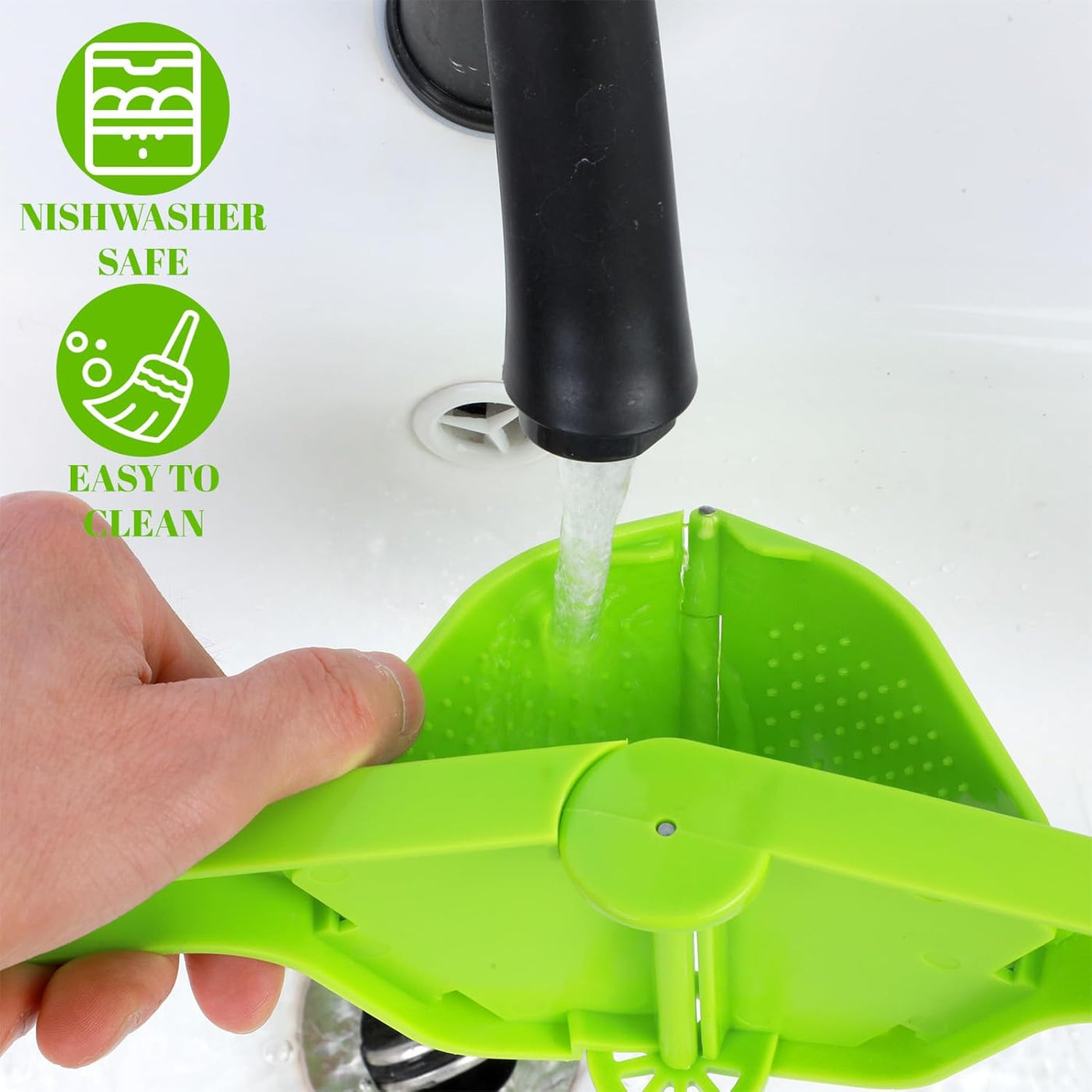 Lemon Squeezer, Fold-Flat Max Juice Extractor Lime Squeezer Effortless Hand Citrus Squeezers With Built-In Strainer Lemon Juicer Squeezers to Squeeze Lemon, Lime, Citrus, Orange(Green)